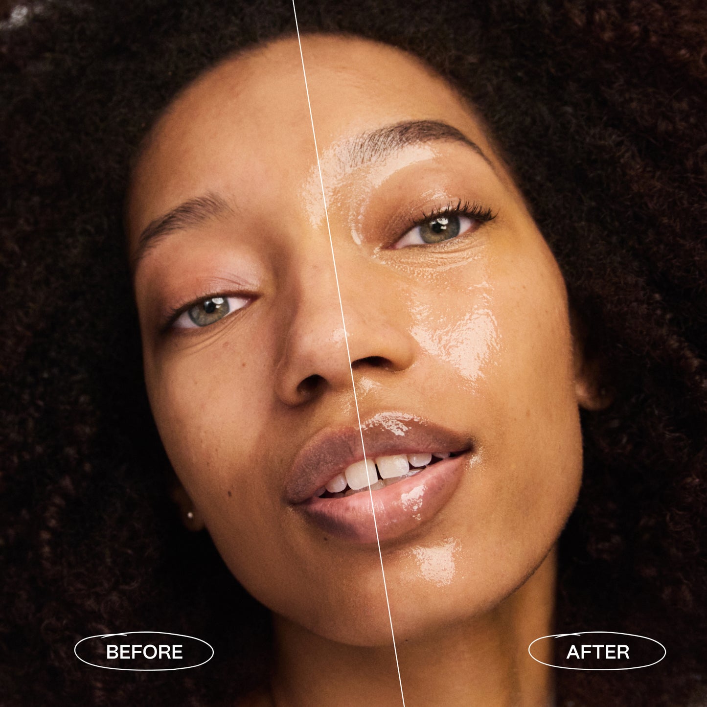 POV Beauty Drench It hydrating priming milk toner — before-and-after results comparison